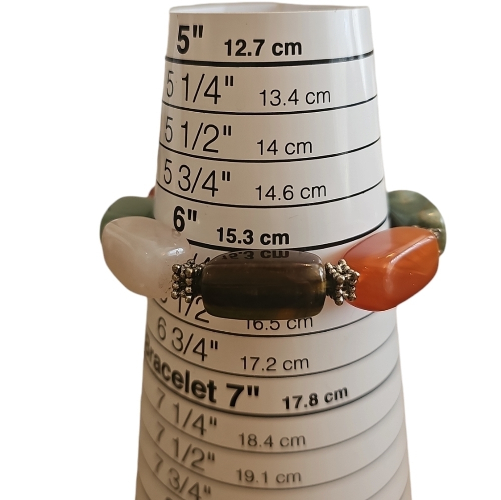 Vintage Statement Substantial Gemstone Bracelet - image 3